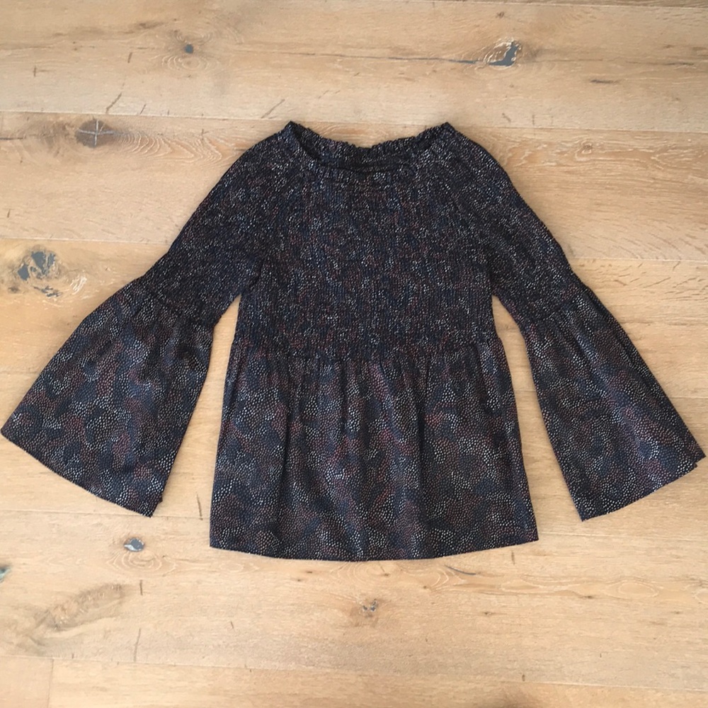 Rebecca Taylor La Vie Darcie smocked shirt